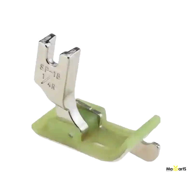 Prensatelas de Teflón con Guía 1/8 Pulgada para Máquina Recta Industrial - Compatible Singer, Juki, Siruba