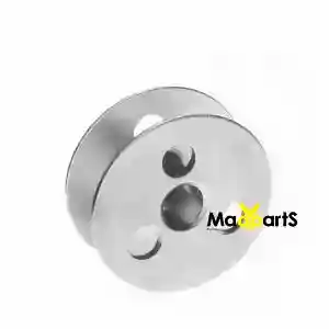 Bobina carretel Grande de Aluminio para maquina Dos Agujas 