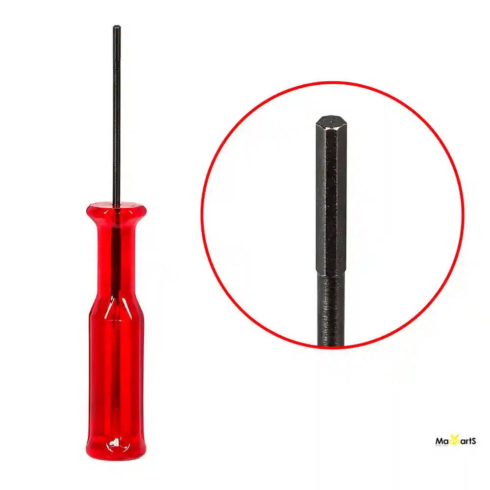 Llave Bristol Hexagonal Roja para Máquina fileteadora y collarin