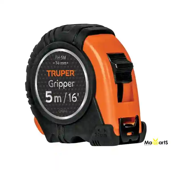 Flexómetro 5 m con gancho doble Truper FH-5M